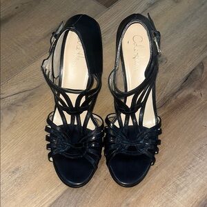 Cole Haan Women's Black Strappy Sandals (Heels)